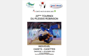 Tournoi cadets du Plessis Robinson