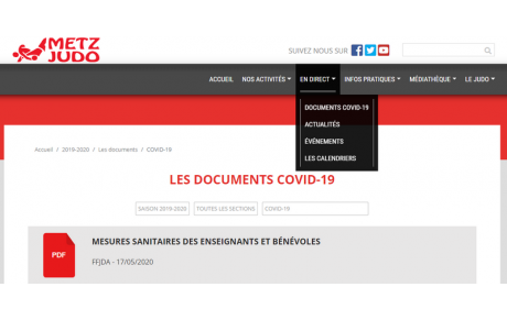 COVID-19 : Documents officiels