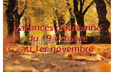 Vacances d'automne