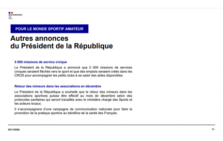 Une reprise partielle en décembre ?