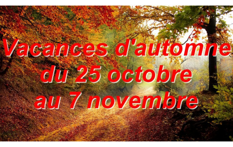 Vacances d'automne